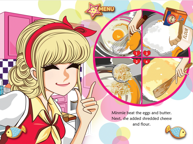 Minmies Pastries Game Anak Perempuan Memasak Interaktif Edukatif Gambar Animasi